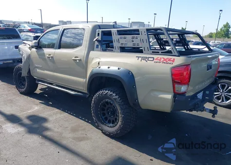 2017 Toyota Tacoma Dbl Cab/Sr/Trdspt/Or/Pro from USA, damaged, VIN 3TMCZ5AN4HM055411
